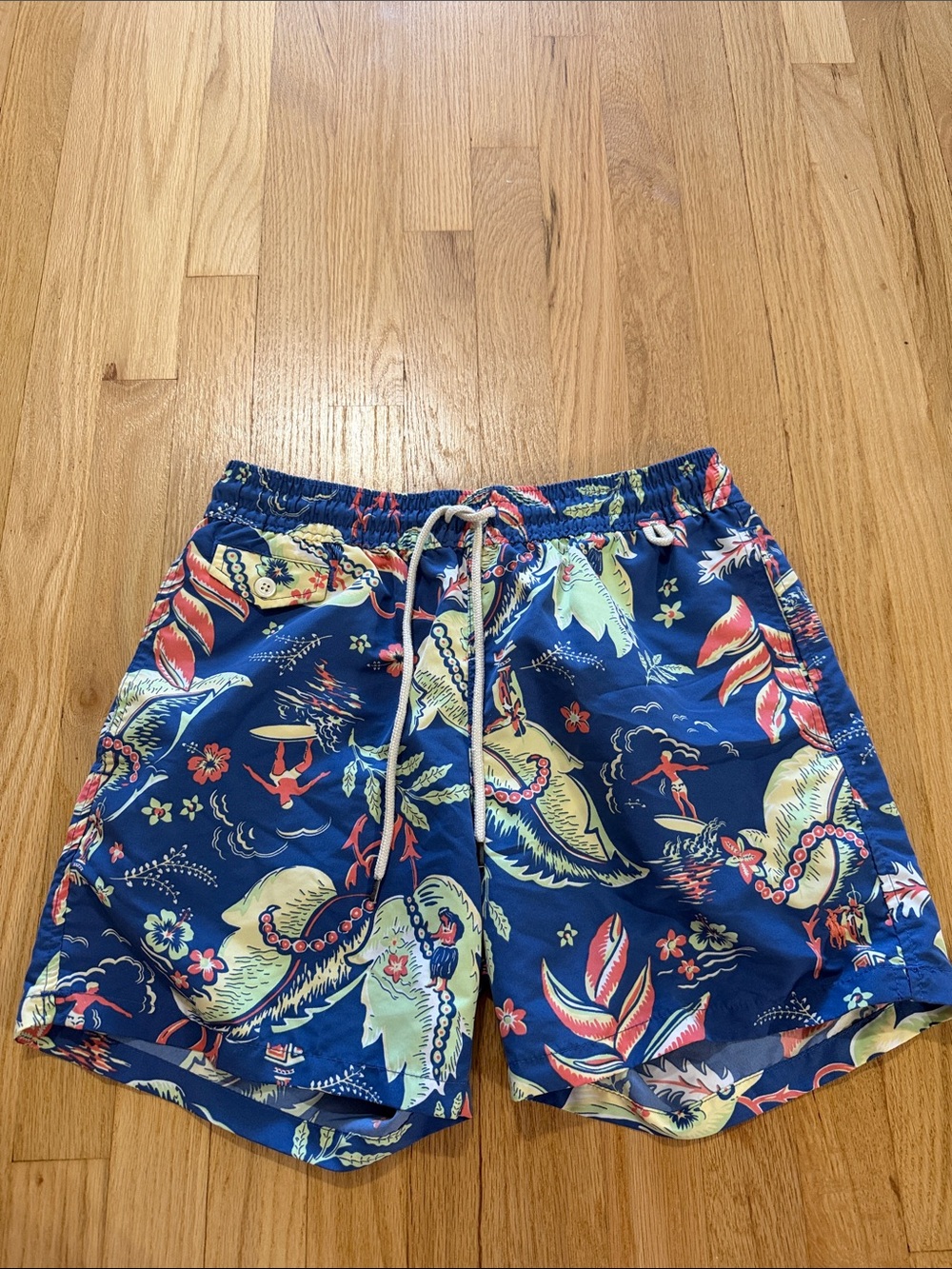 Polo Ralph Lauren Surfer Traveler Swim Trunks Sz S